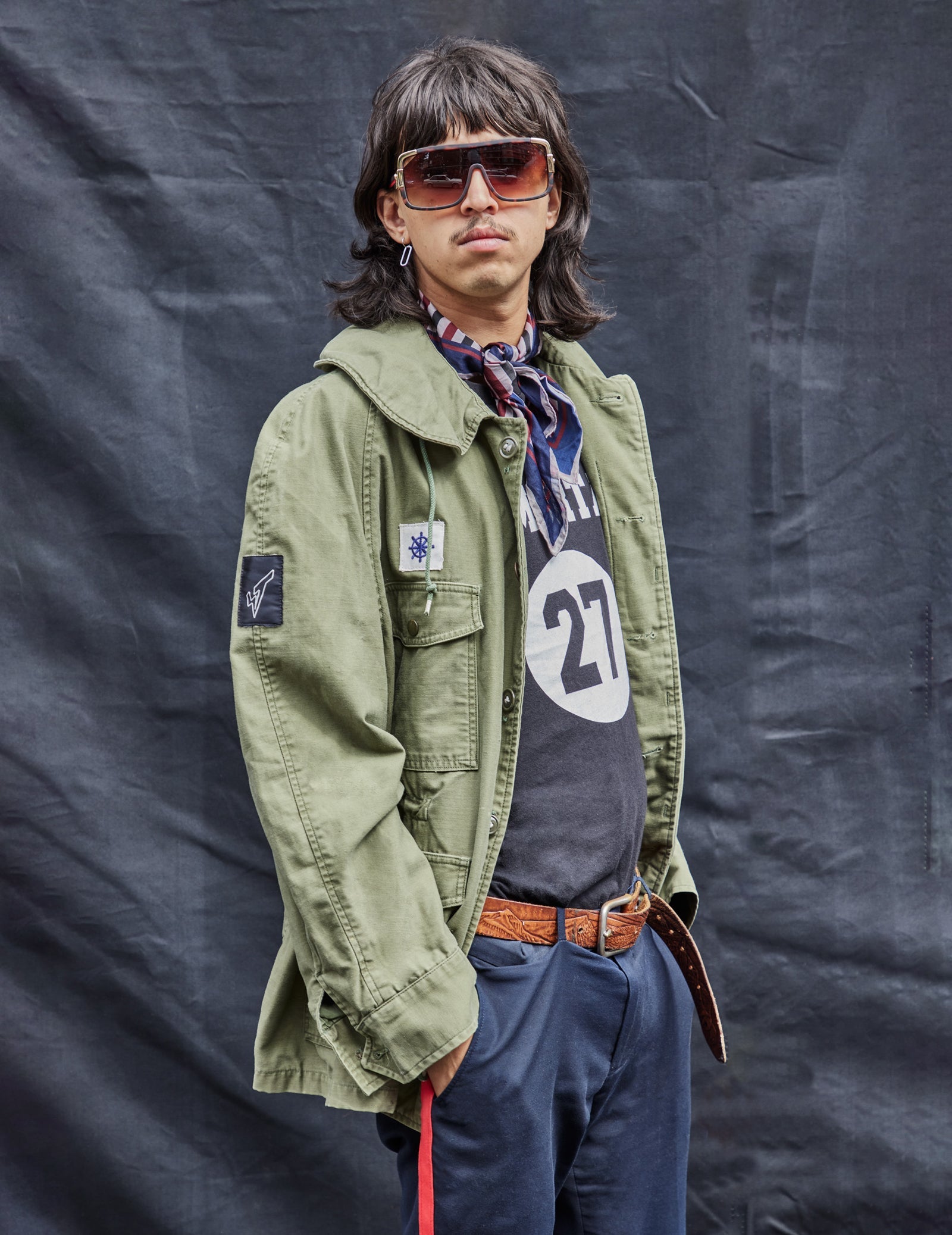 Vintage US Airforce Field Jacket with Removable Hood