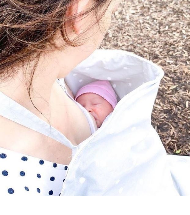 Nursing Privacy Cover in Dotted Design