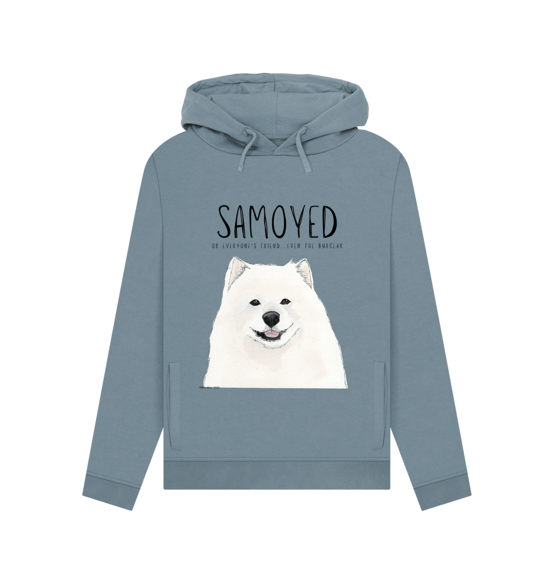 Samoyed Dog Lover Hoodie in Organic Cotton