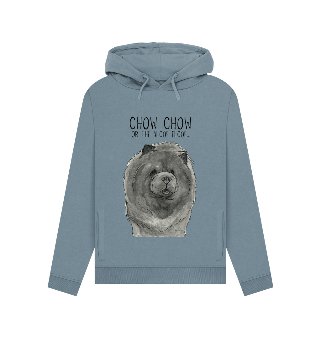 Blue Chow Chow Women's Hoodie The Aloof Floof