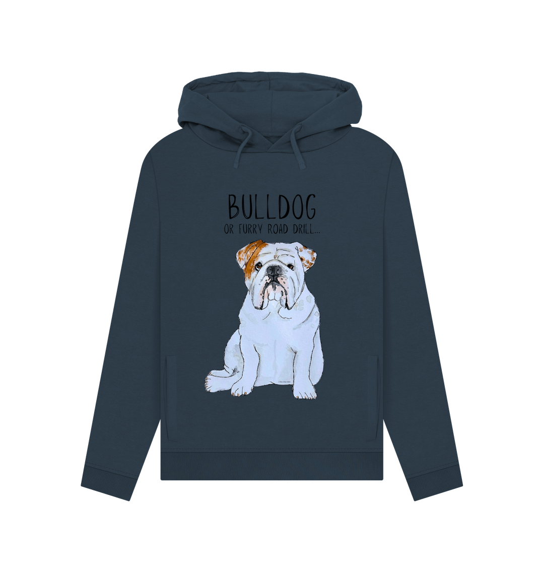 Bulldog Women's Hoodie in Soft Organic Cotton