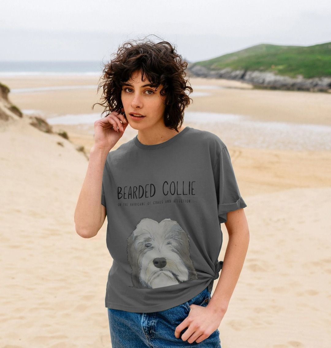 The Hairicane Bearded Collie Relaxed Fit Tee