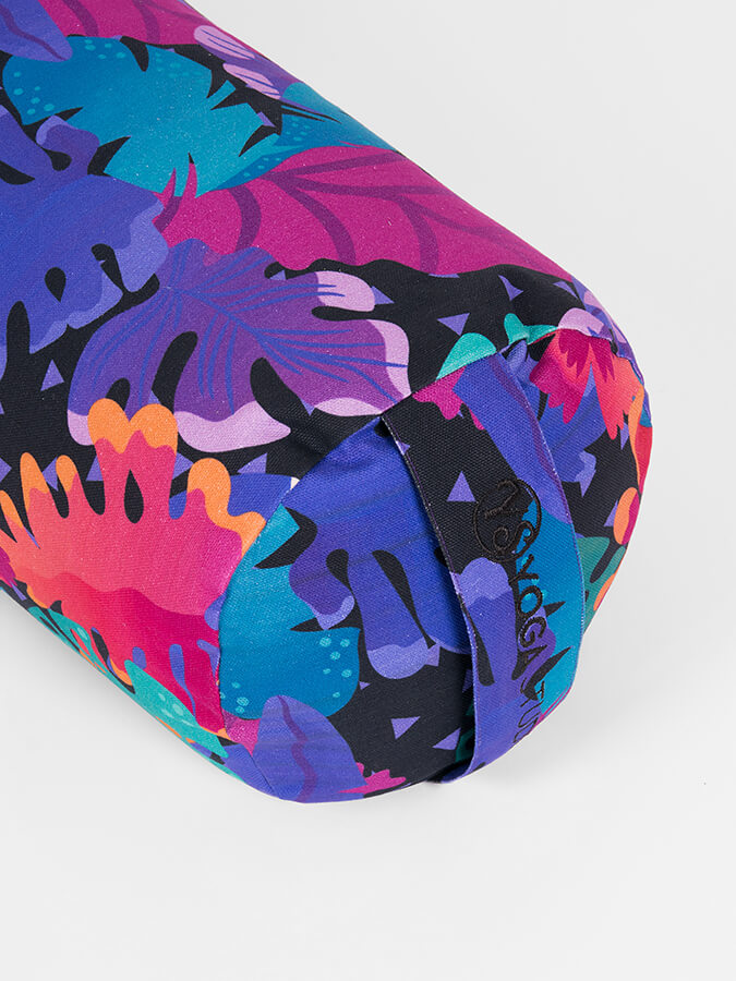 Organic Buckwheat Floral Meditation Bolster Cushion