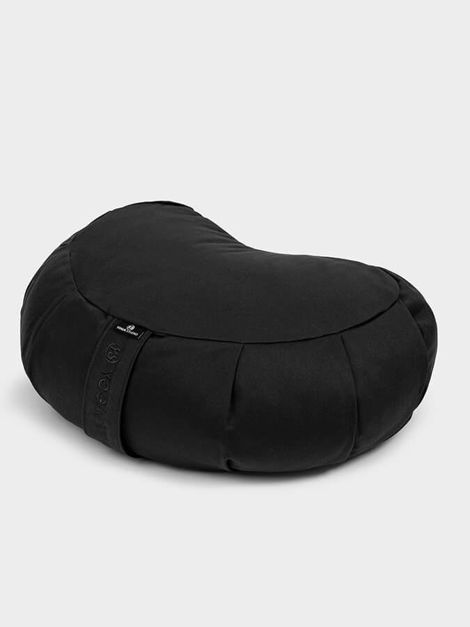 Organic Buckwheat Zafu Crescent Meditation Cushion
