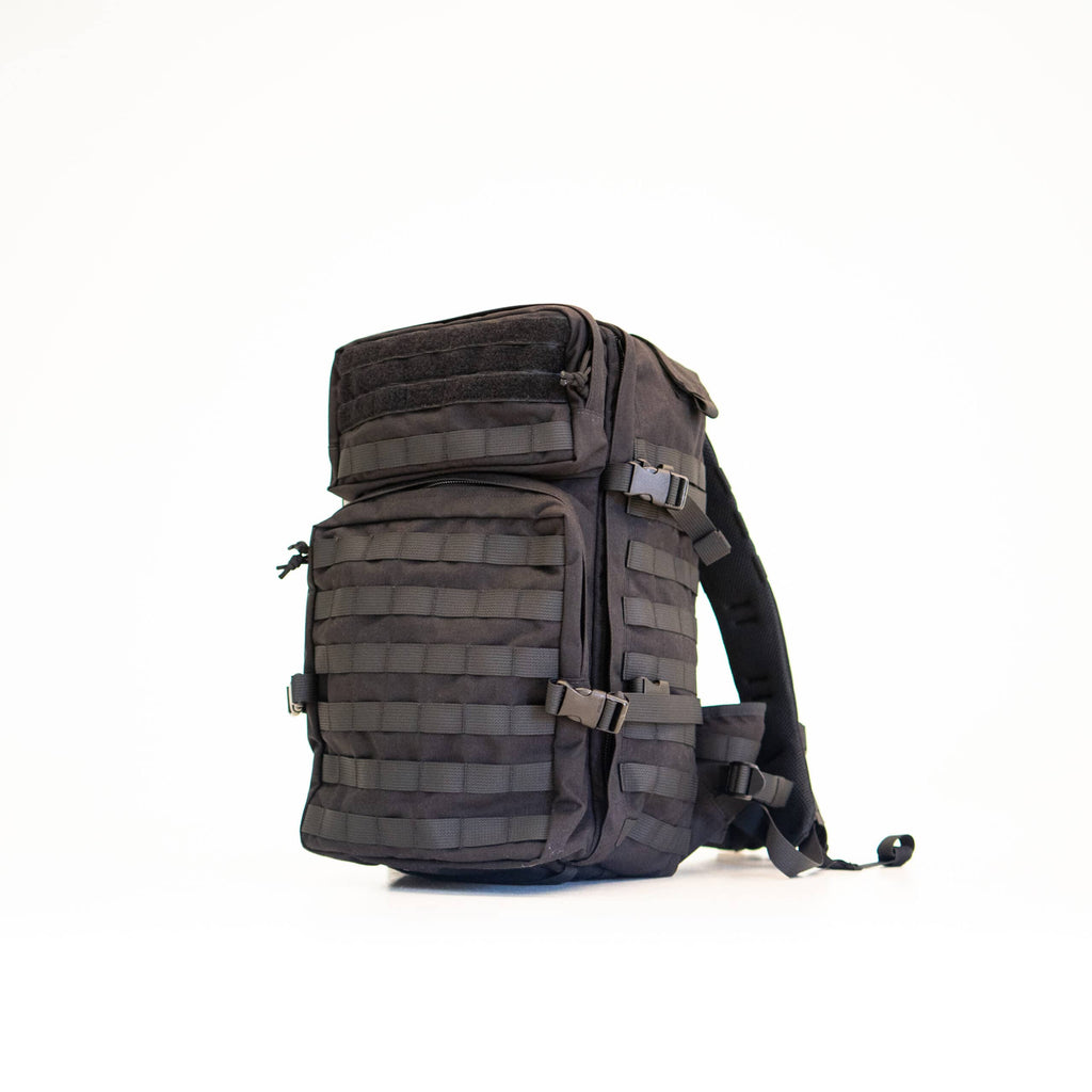close-up of the galvi-linda backpack 019 molle straps and durable cordura fabric