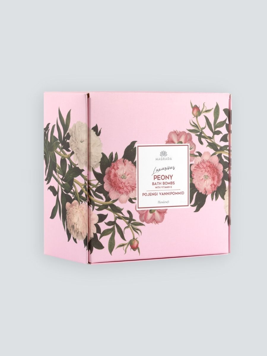 Luxurious Marie Antoinette Bath Bombs – Peony & Jasmine Essentials by Magrada Organic Cosmetics at www.brixbailey.com