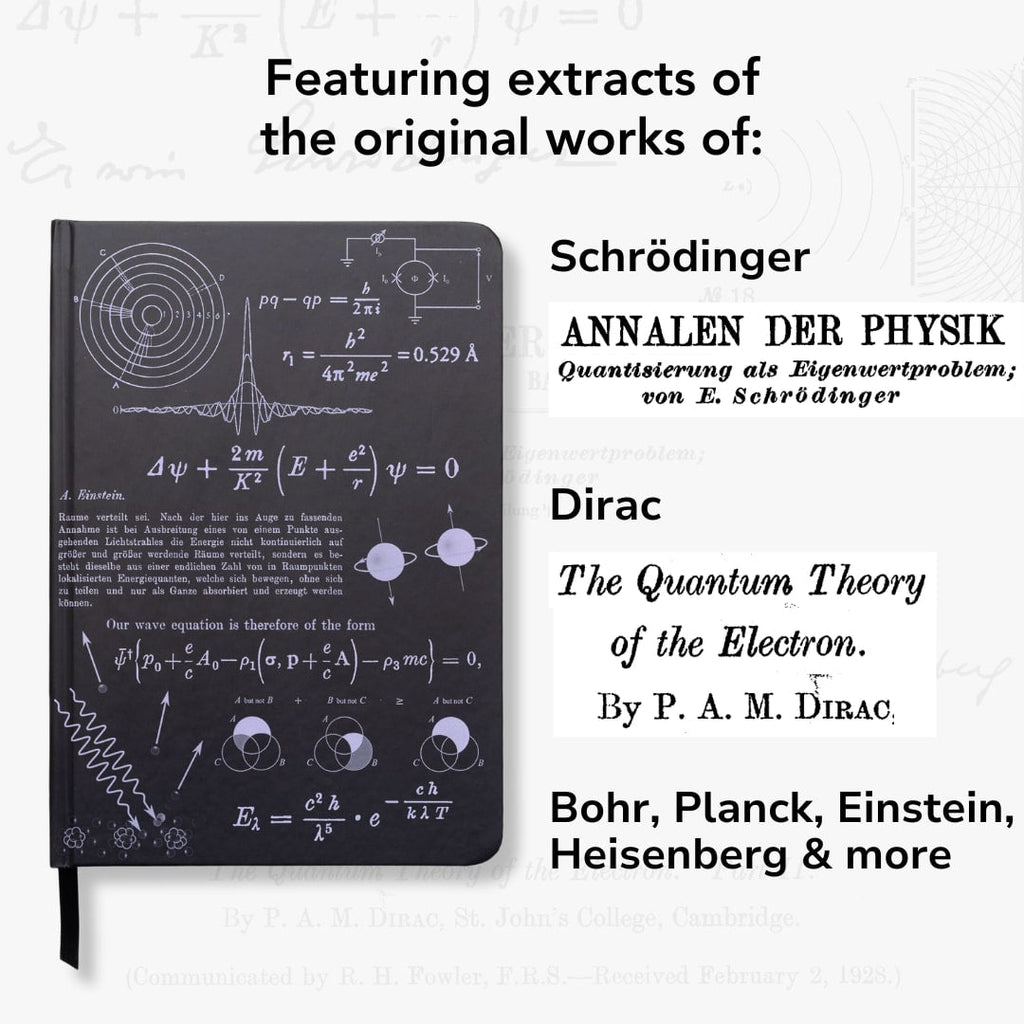 Quantum Physics A5 Hardcover Notebook
