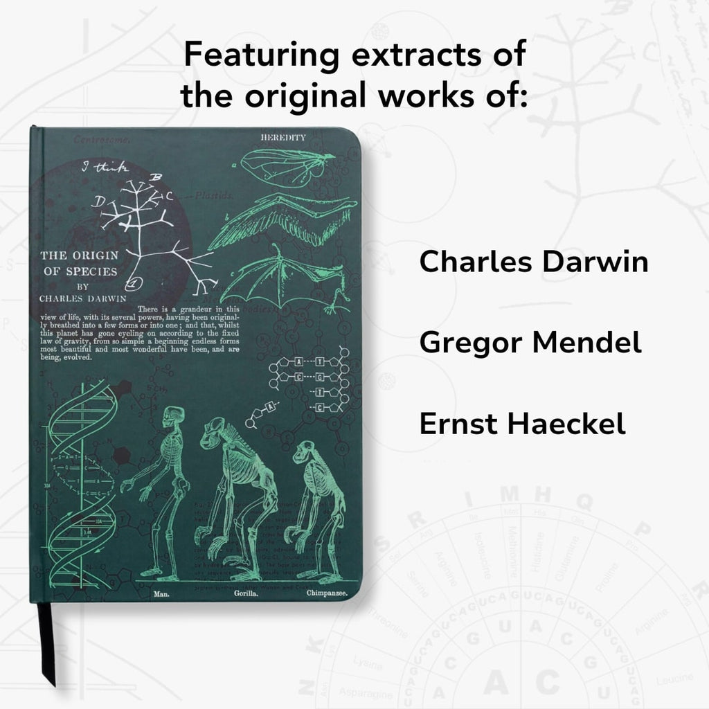 Evolution and Genetics A5 Hardcover Notebook
