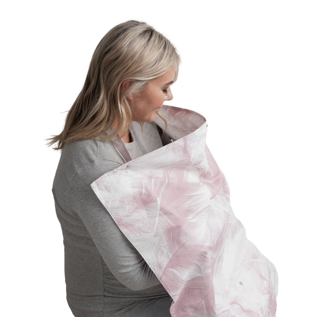 Feeding and Pumping Privacy Cover Feather Nest