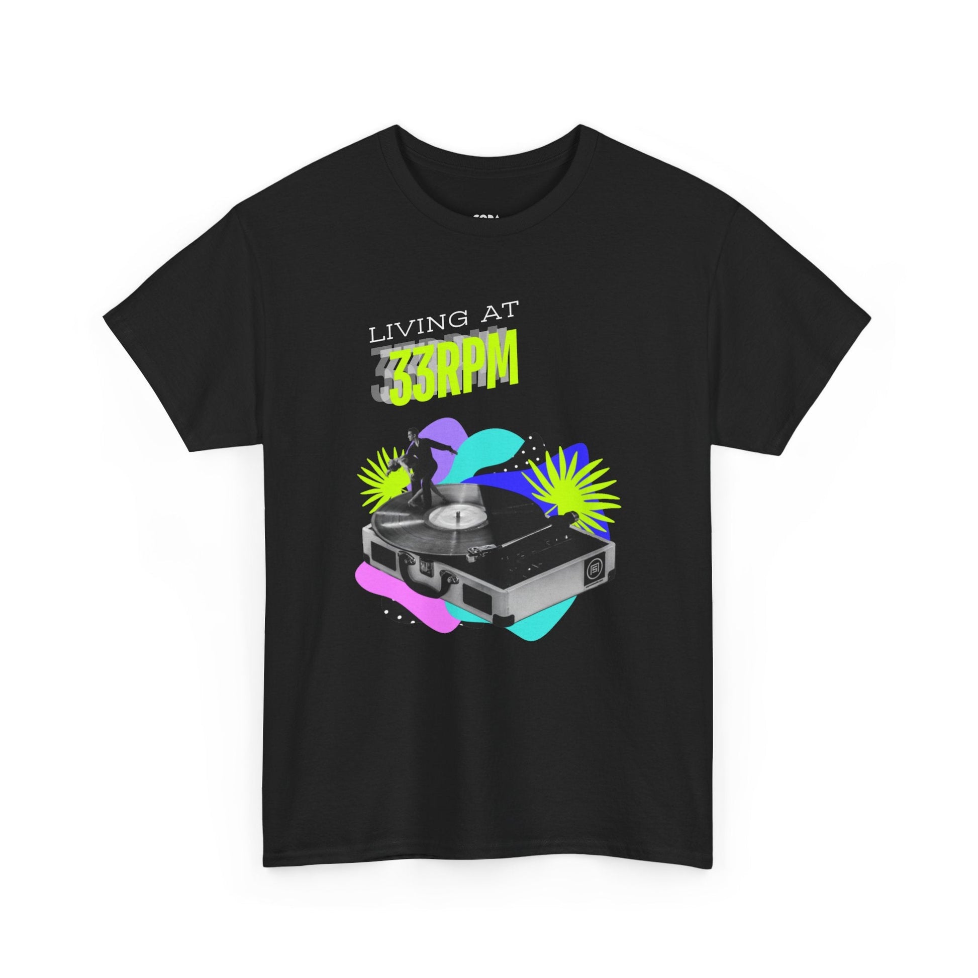 Living at 33rpm Flouro Men's T-Shirt