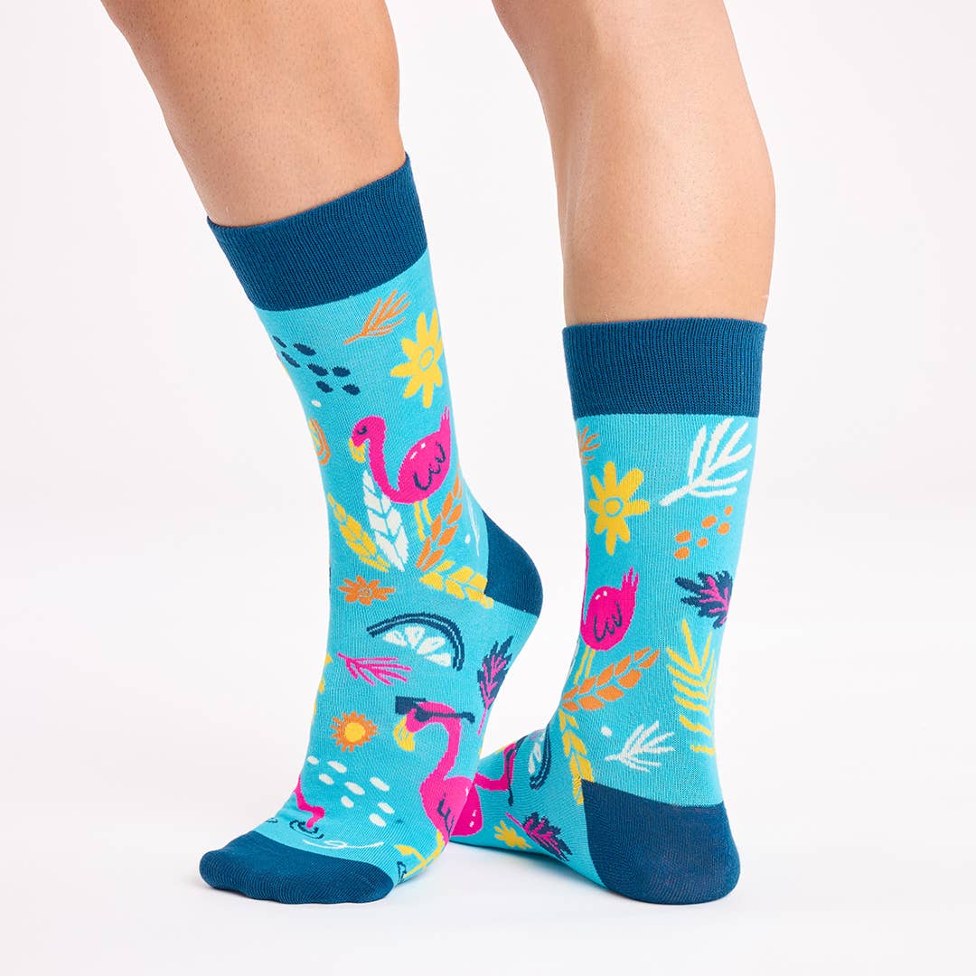 Tropical Flamingo Socks