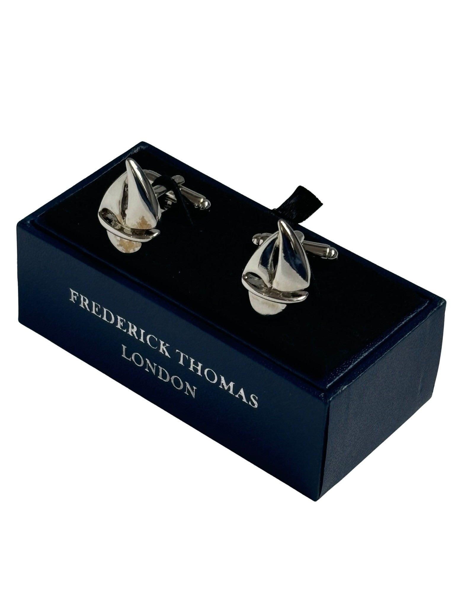 Silver Sailing Boat Cufflinks