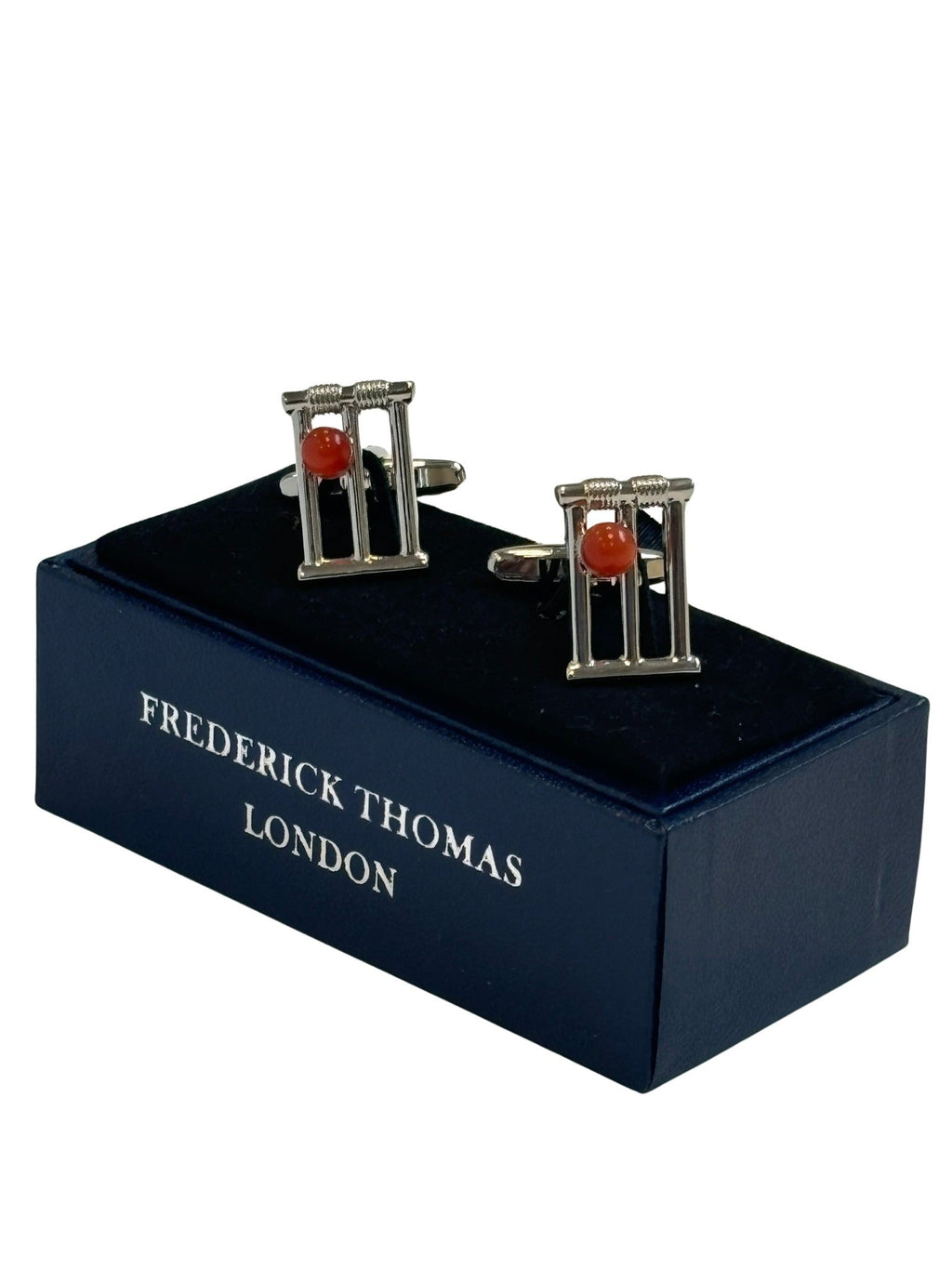 Quirky Cricket Stumps and Ball Cufflinks