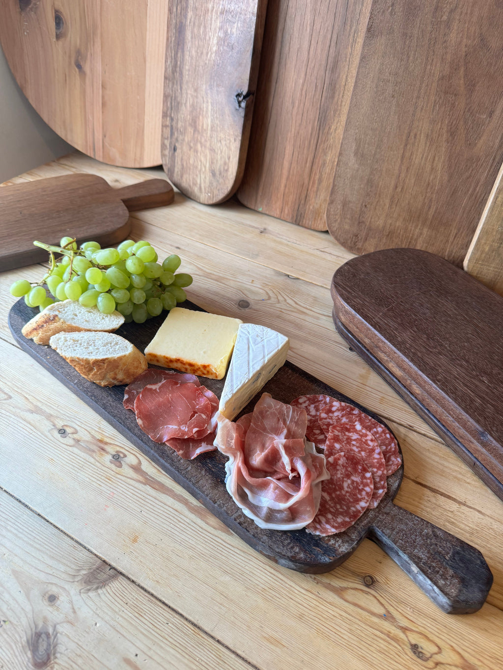 Reclaimed Wood Chopping Board and Charcuterie Platter