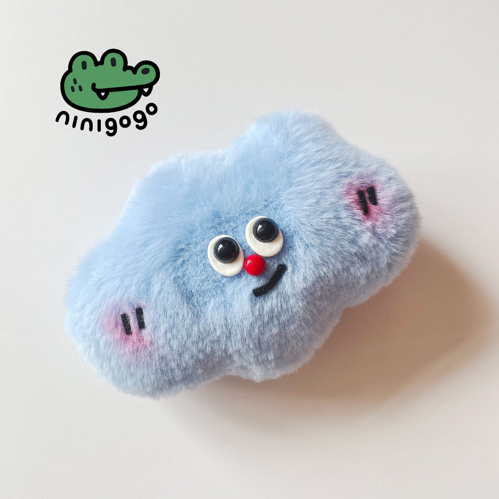 Blue Cloud Bag Charm