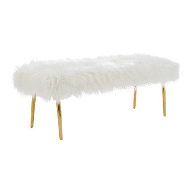 Clarence Gold Metal Bench