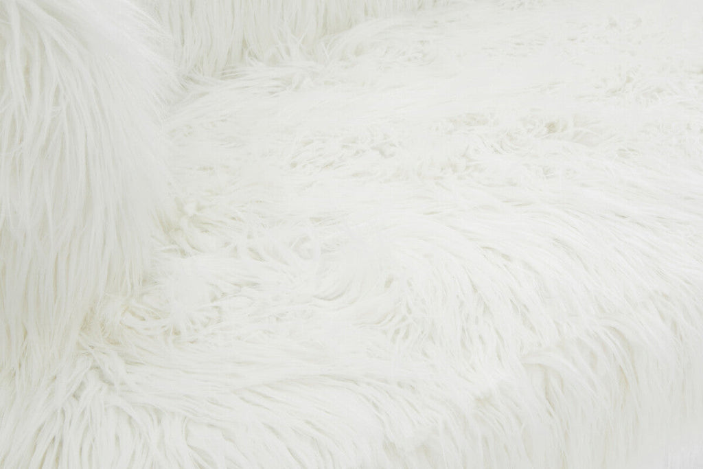 Fur Effect Sofa with Gold Legs | Clarence