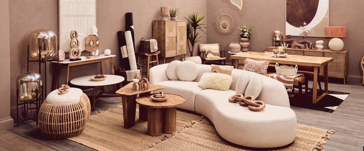 Natural and Terracotta Cushion | Bosie Ozella