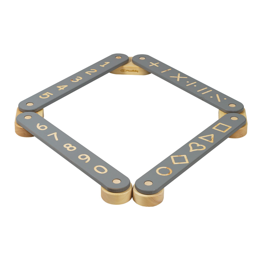 Pine Wood Balance Beam for Kids – Educational & Eco-Friendly by MeowBaby at www.brixbailey.com