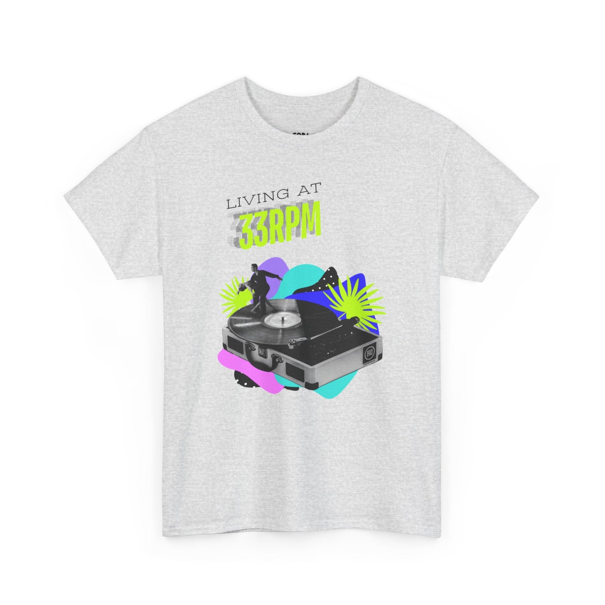 Living at 33rpm Flouro Men's T-Shirt
