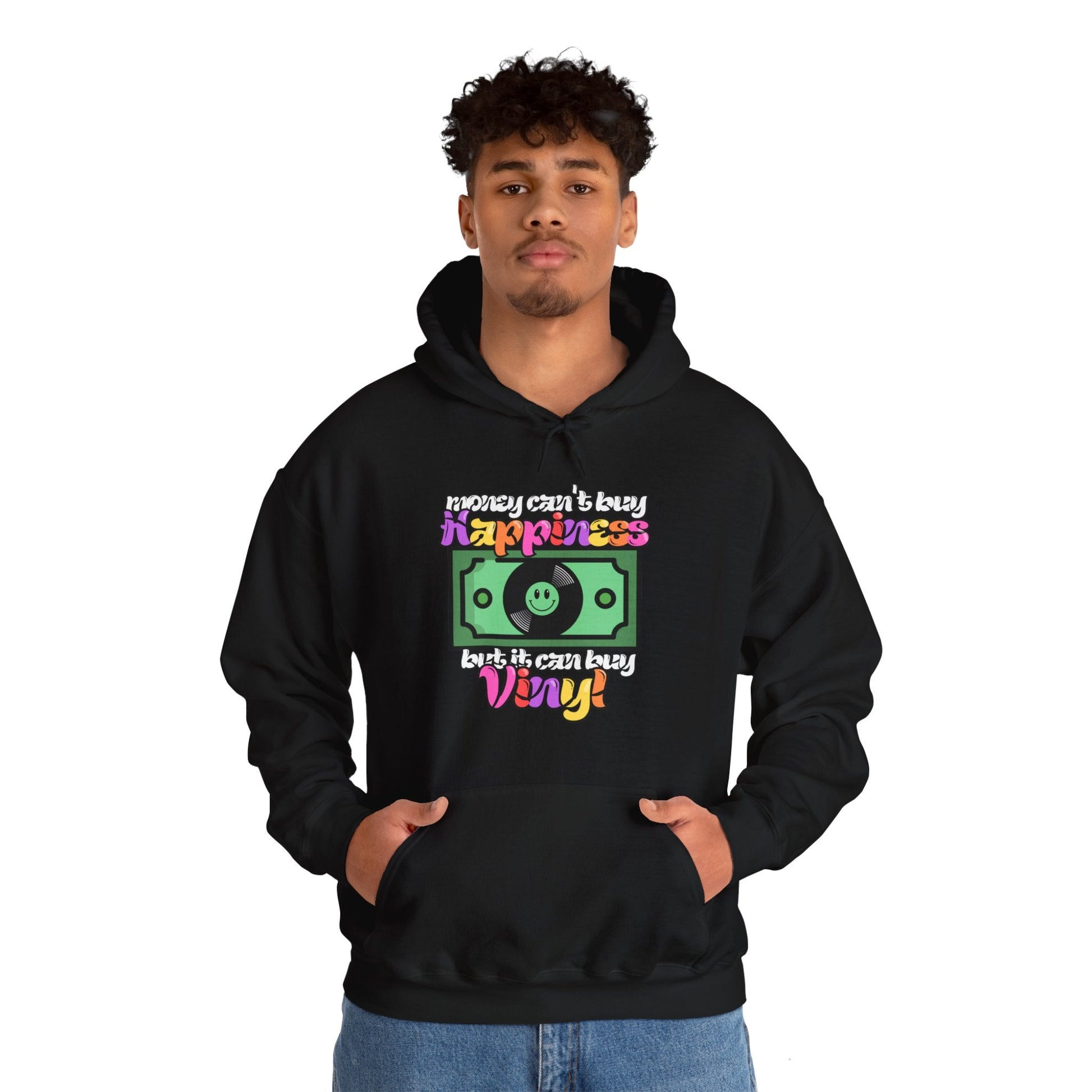 Money Can't Buy Happiness But It Can Buy Vinyl Men's Hoodie