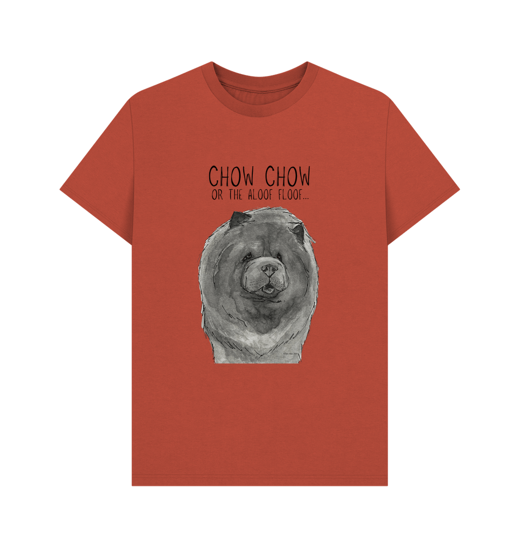 Blue Chow Chow Men's T-Shirt with Aloof Floof Design