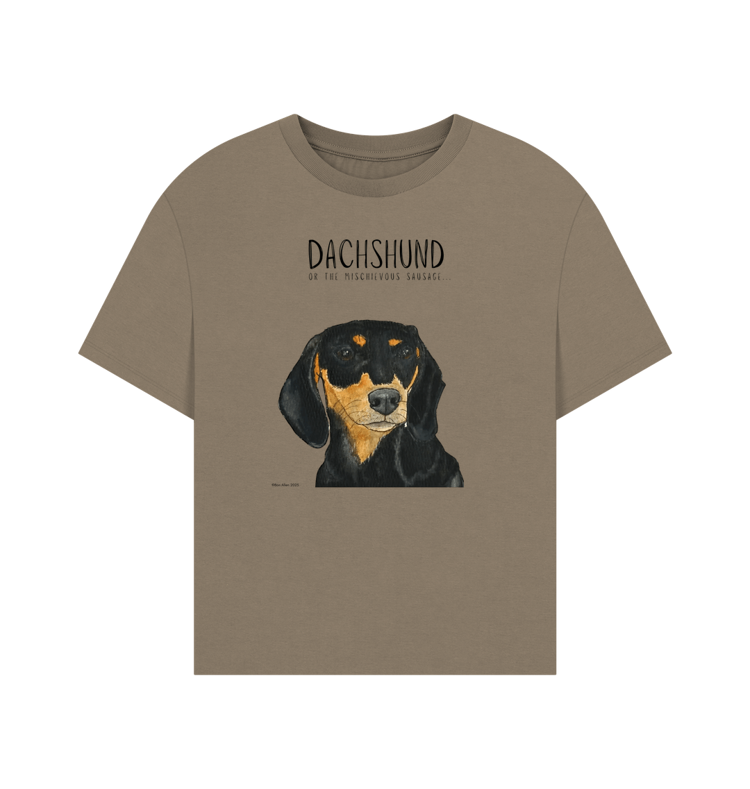 Black and Tan Dachshund Women's Relaxed Fit T-Shirt