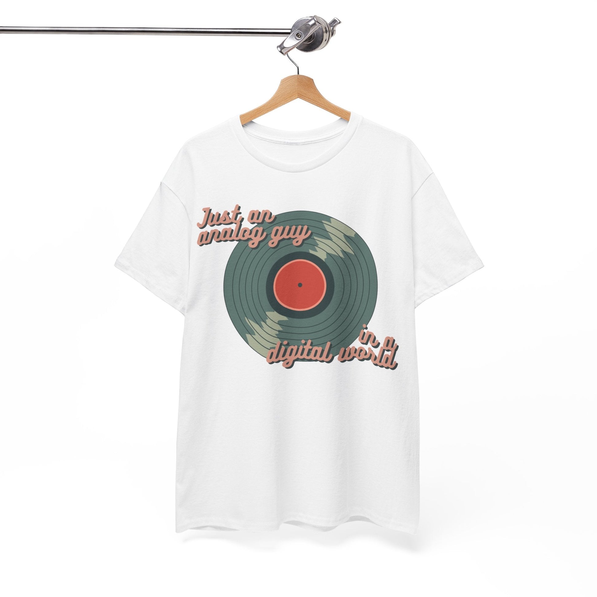 Just an Analog Guy in a Digital World Men's T-Shirt