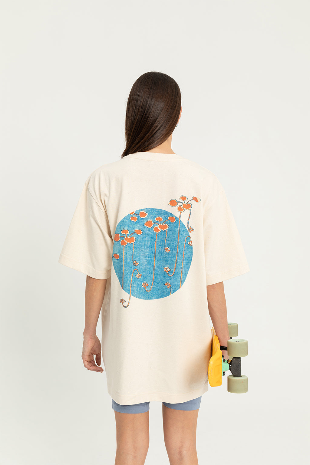 Vine Illustration Organic Cotton Tee - Eco-Friendly & Artistic Apparel Inspired by Watanabe Seitei by Hopera at www.brixbailey.com