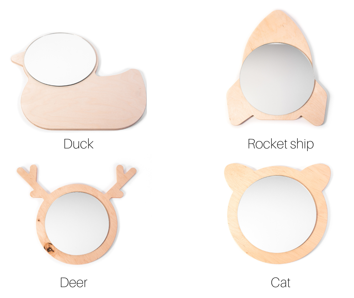 Adorable Acrylic Kids Mirror – Fun & Safe Wall Decor by Ewart Woods at www.brixbailey.com
