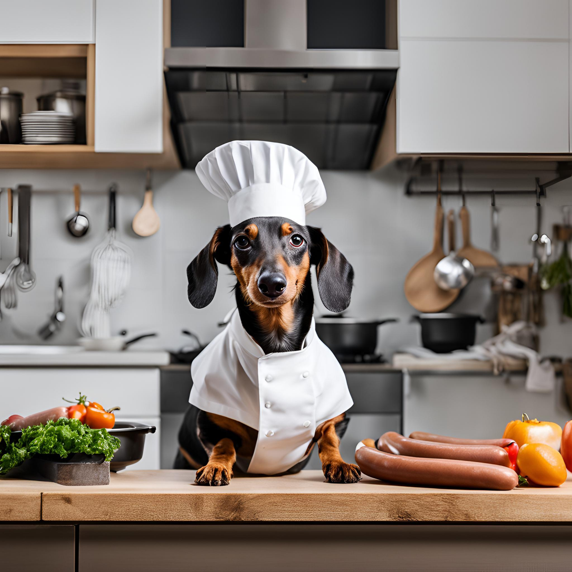 The Dachshund Tea Towel Long Dog Big Attitude