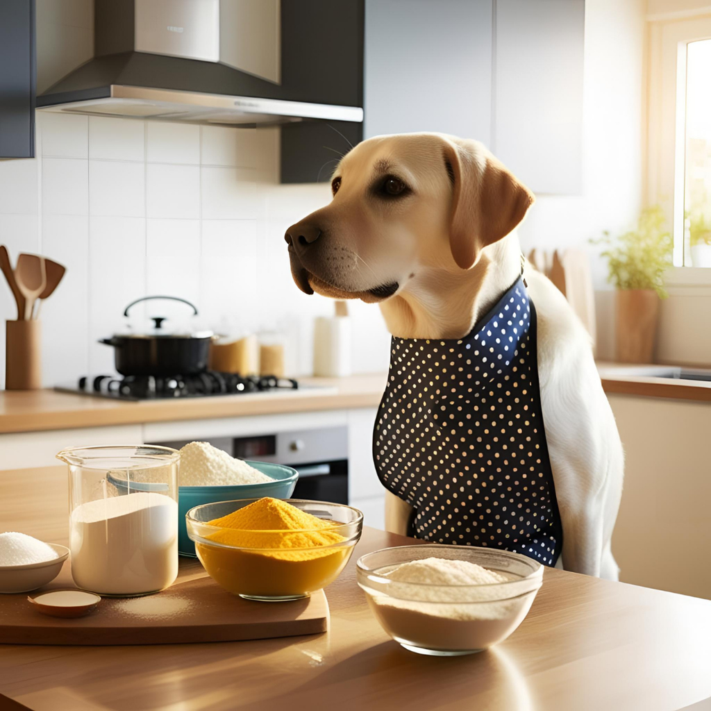 Labrador Cooking Apron with Cheese Tax Design