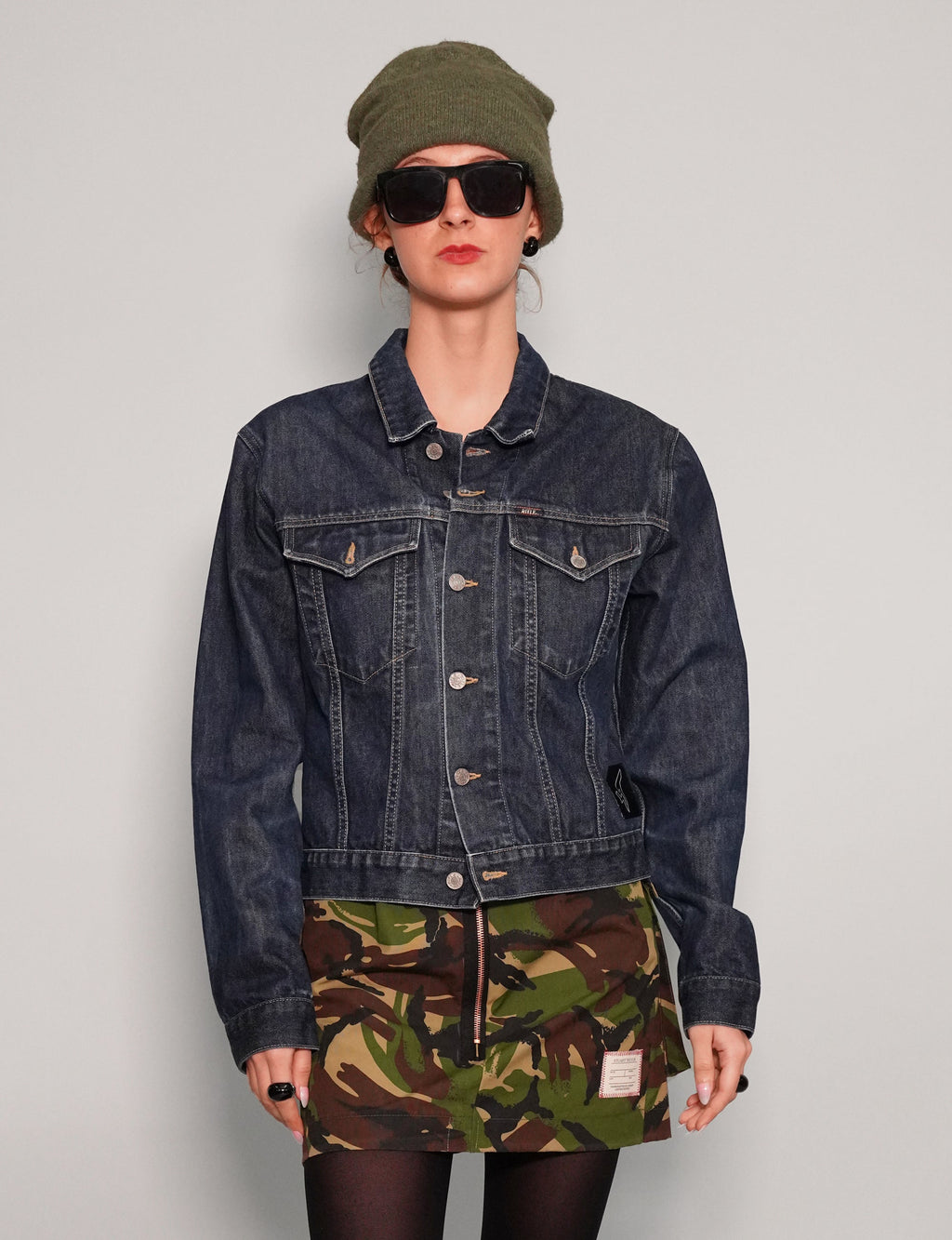 Vintage Blue Denim Party Back Jacket
