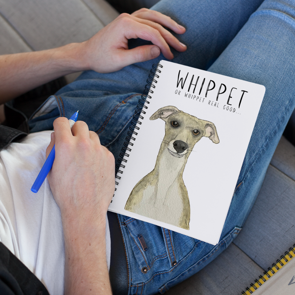 Whippet Real Good Notebook for Creative Zoomies