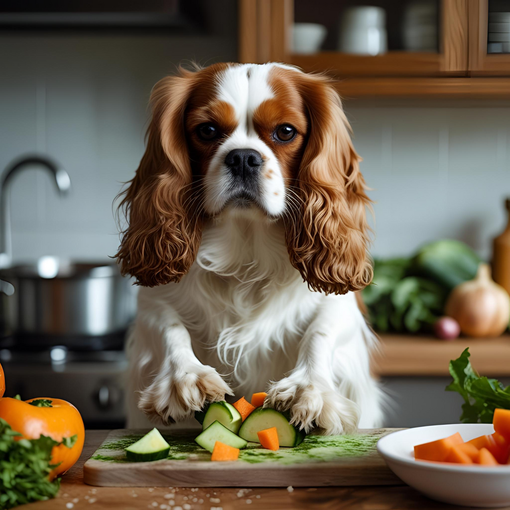 Cheese Tax Collector Cavalier King Charles Spaniel Glass Chopping Board