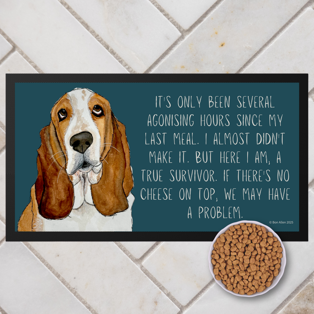 Basset Hound Banquet Mat