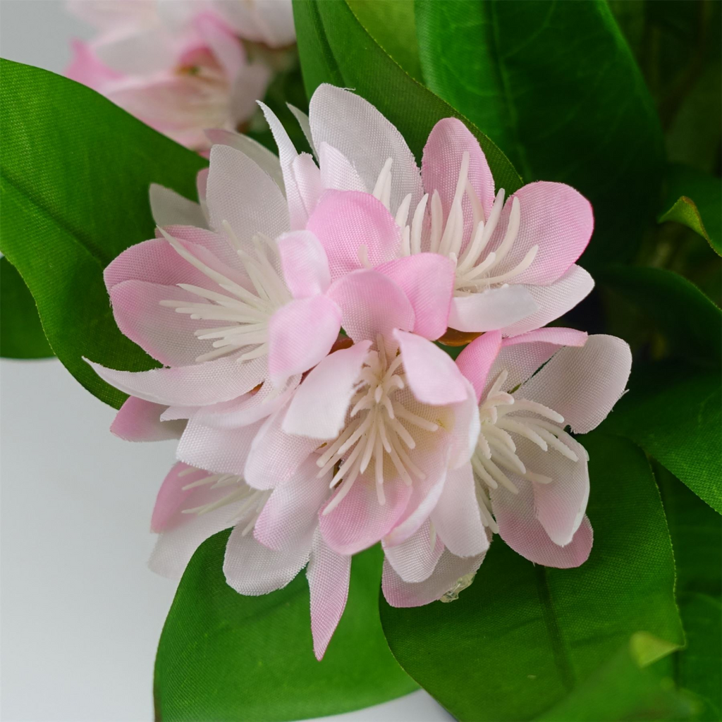 3 Pack Artificial Freesia Plants in Pink White and Blue