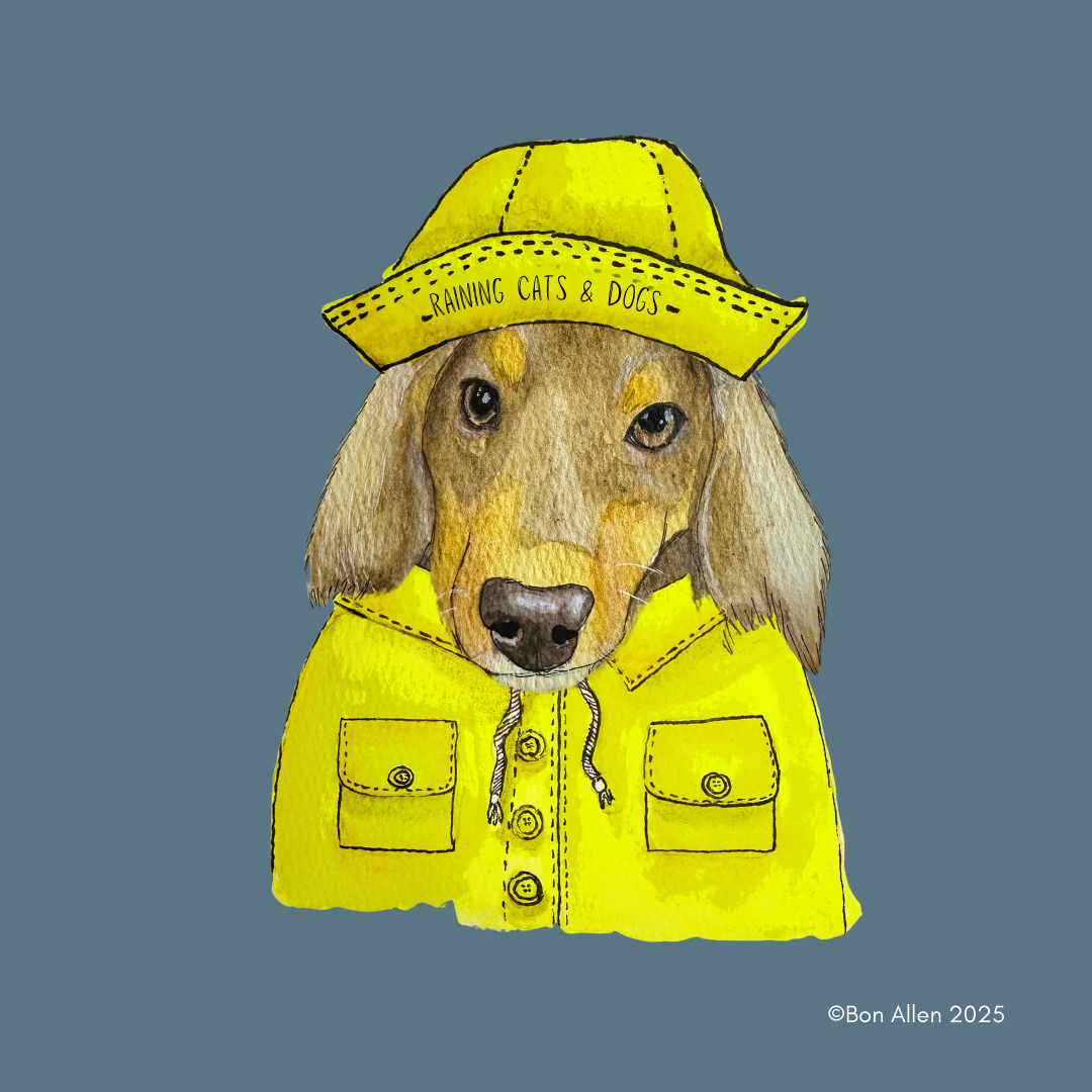 Dachshund Downpour Defender Golf Umbrella