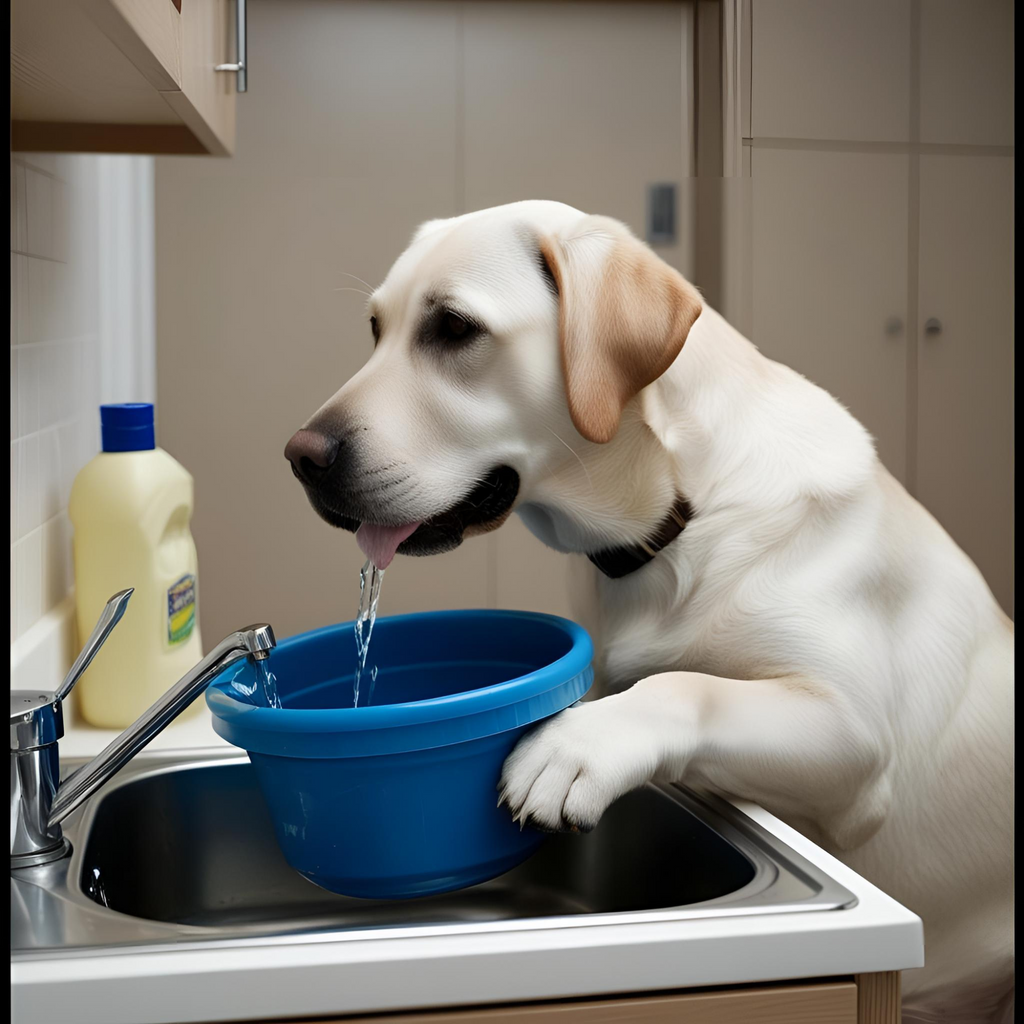 Om Nom Nomnivore Labrador Tea Towel