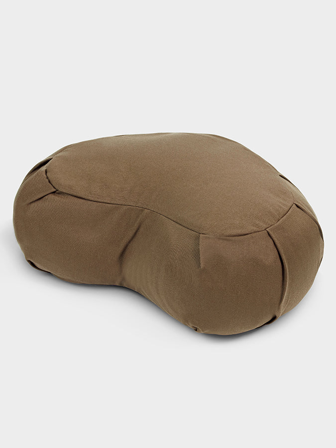 Organic Buckwheat Zafu Crescent Meditation Cushion