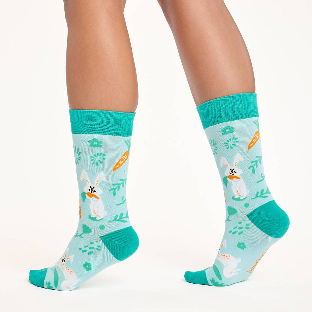 Hop to It Bunny Socks