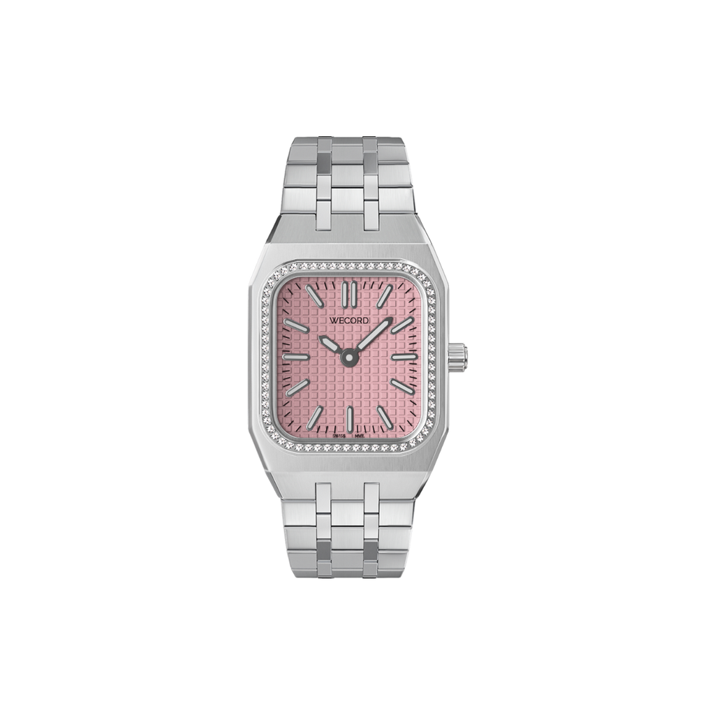 Small Diamond Watch in Stainless Steel