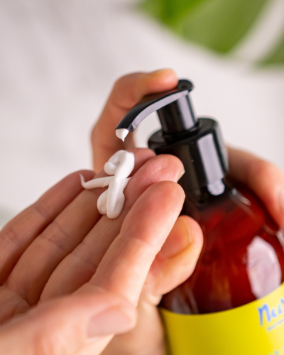 Wild Lemongrass Hand and Body Lotion - Silky Hydration with Natural Essential Oils by Nurme at www.brixbailey.com