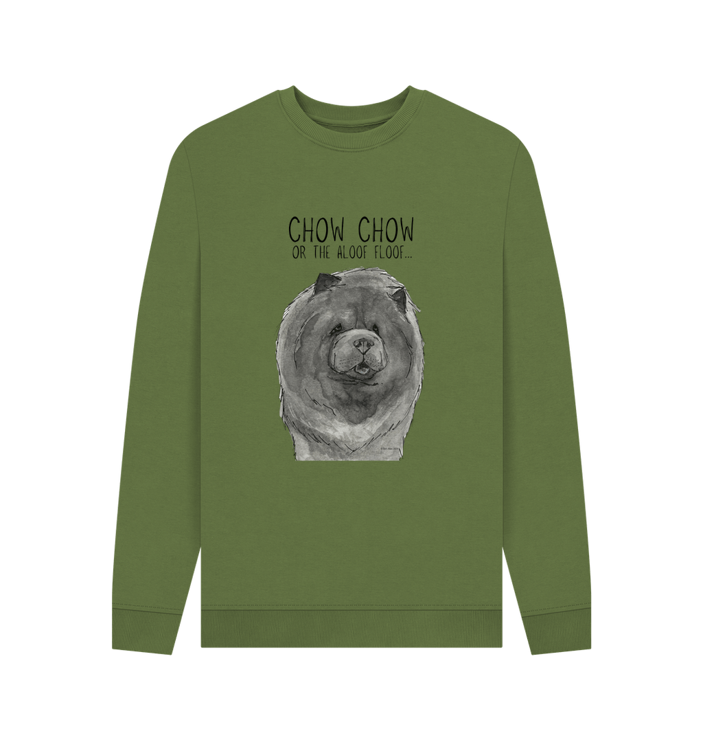 Blue Chow Chow Men's Crewneck Sweatshirt The Aloof Floof
