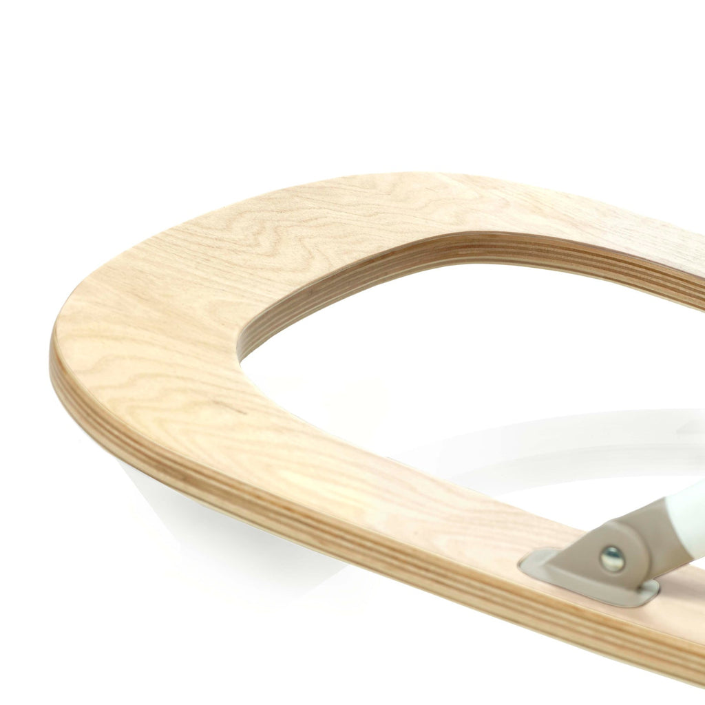 Wooden Hammock Natural Birch Rocker with Padded Insert Botanic