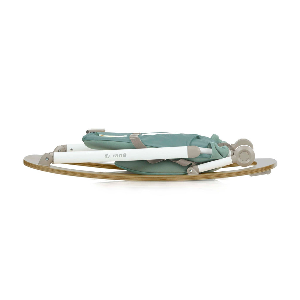 Wooden Hammock Natural Birch Rocker with Padded Insert Sesame