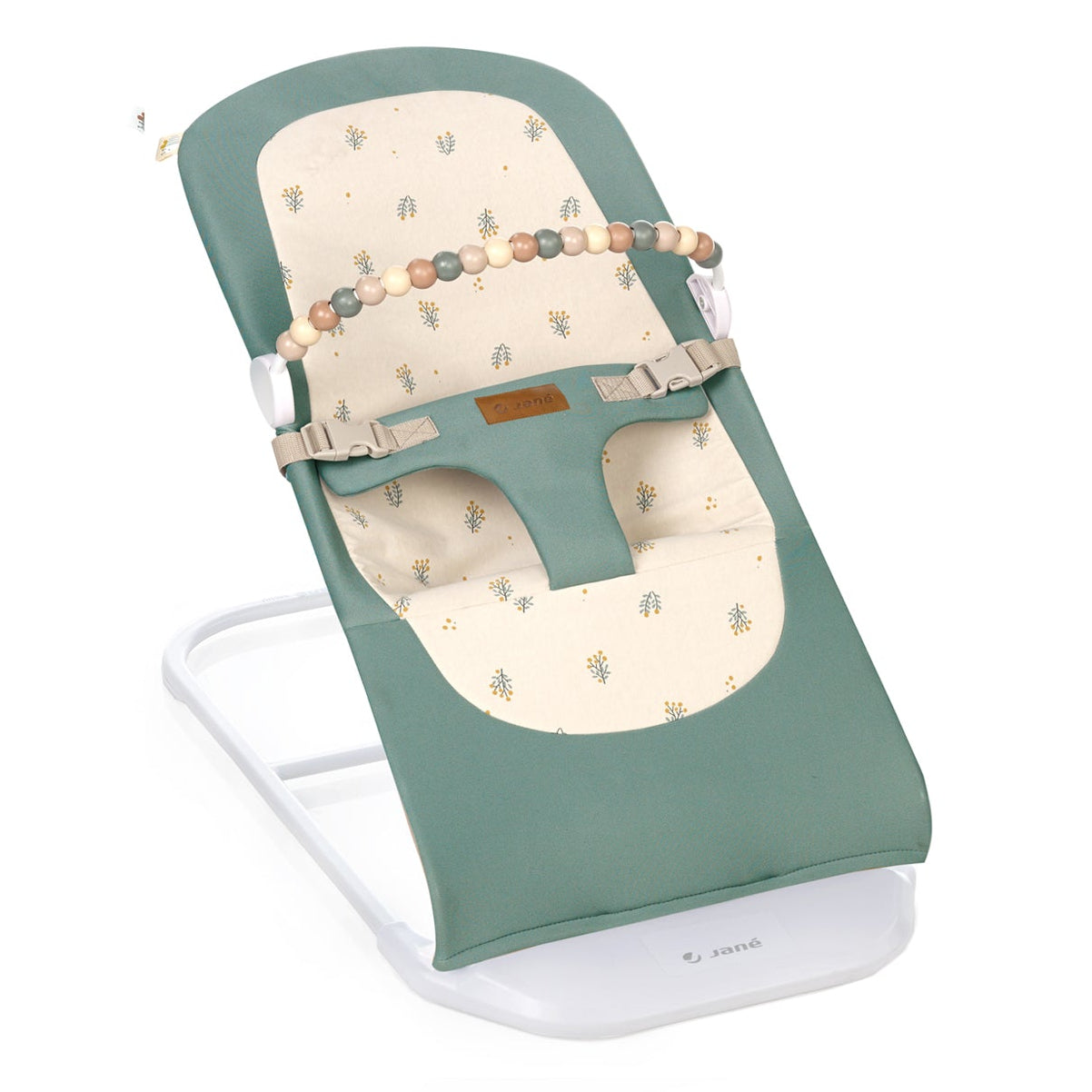 Baby Hammock Bouncer with Activity Toy Arch in Botanic