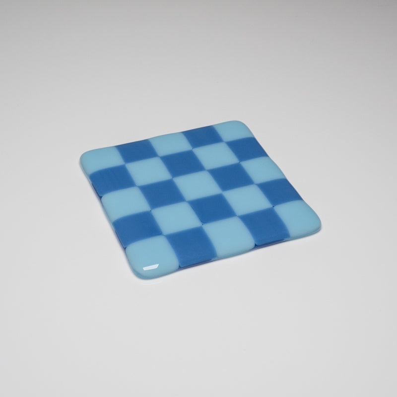 10cm Chequered Dual Coloured Coaster Bullseye Collection