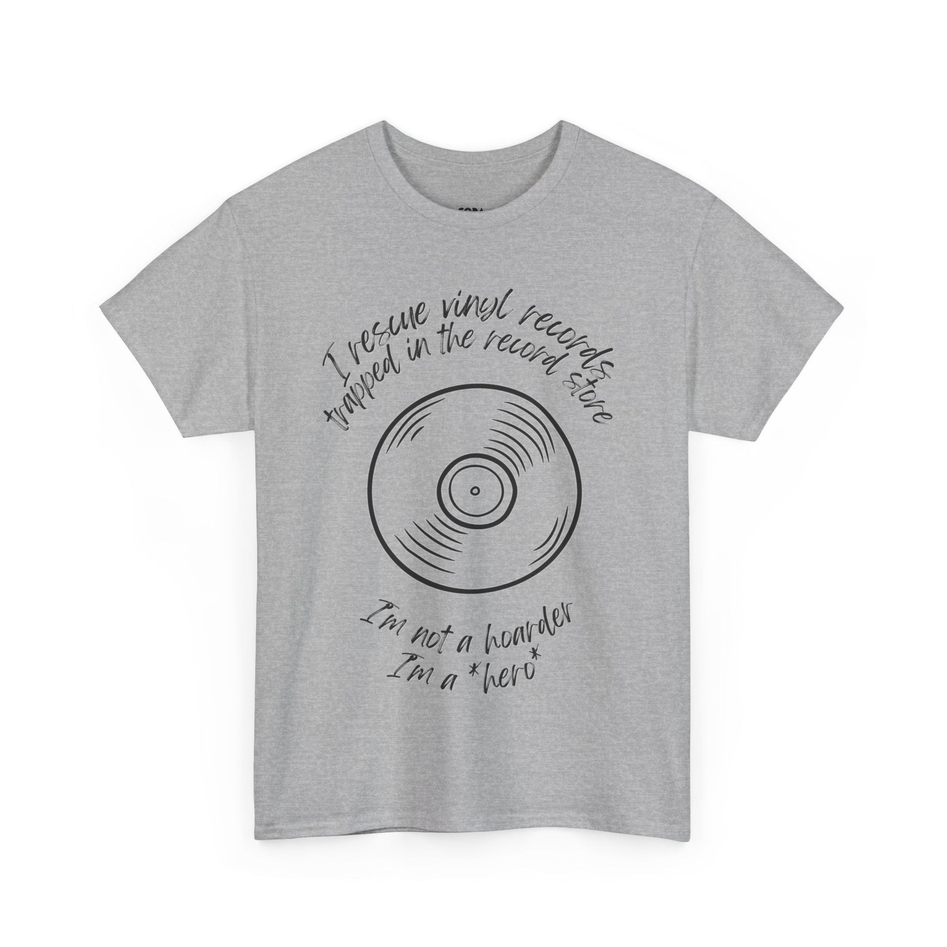 I'm Not a Hoarder I'm a Hero Men's Vinyl T-Shirt