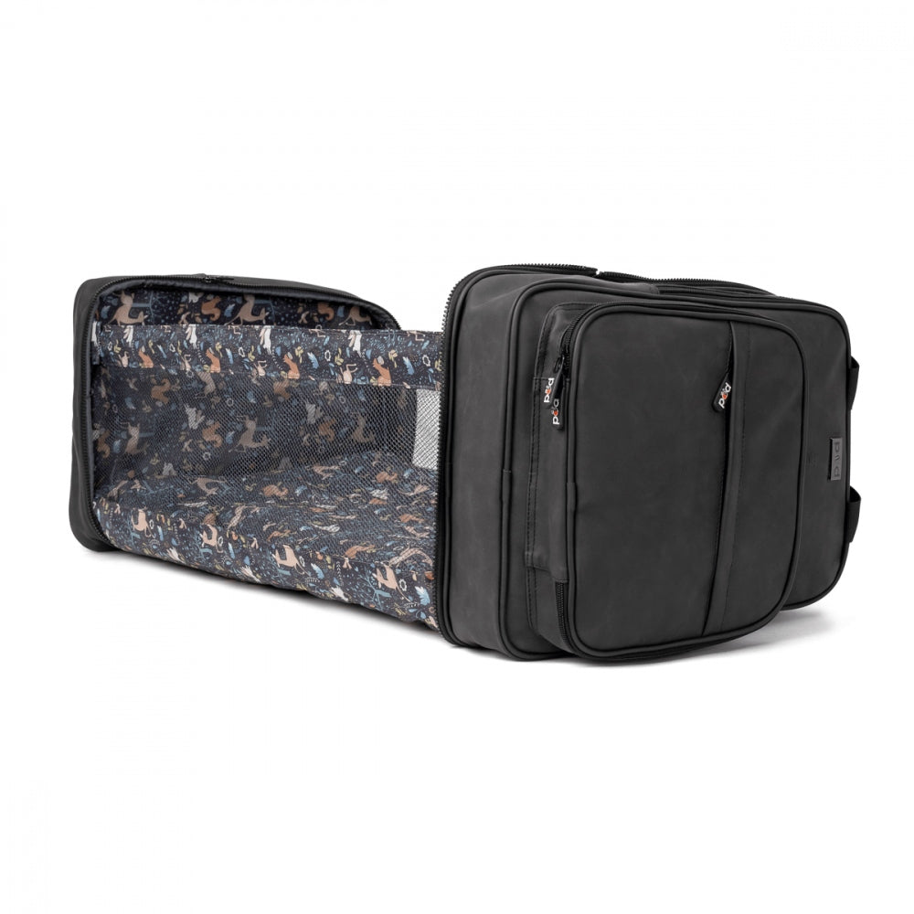 Bizzi Growin 2-in-1 Travel Bag & Baby Crib Vegan Leather - RucPOD ®